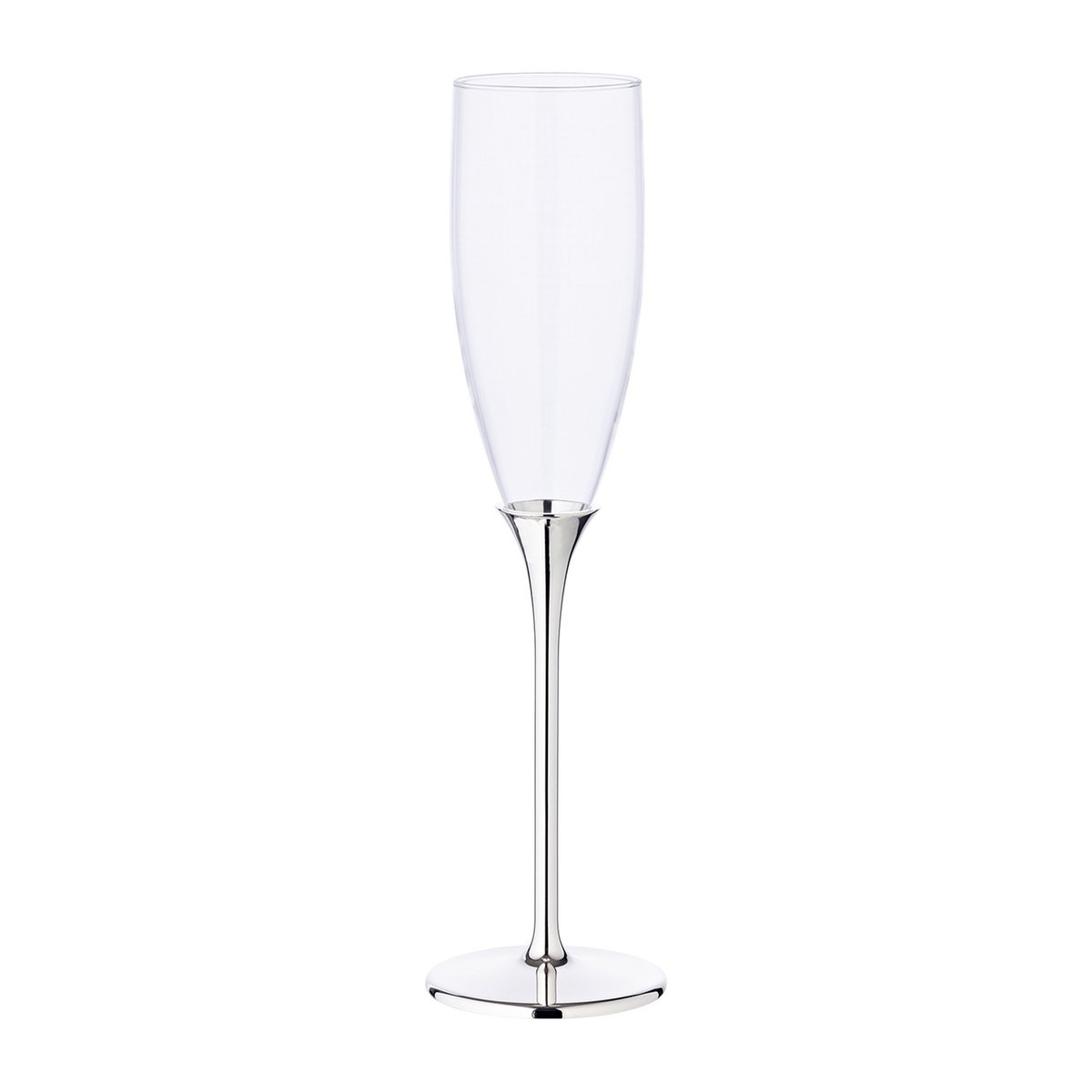 Stainless steel and champagne flutes - Set of 2