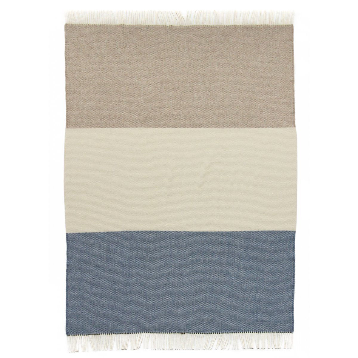 Wool throw SKY STRIPE