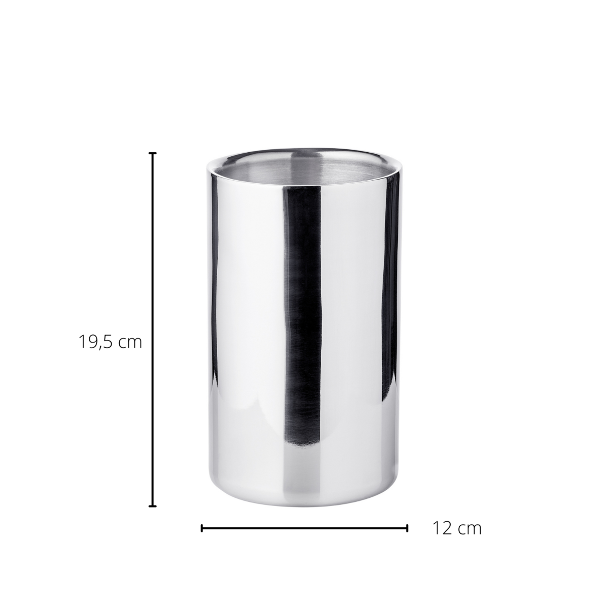 Bottle cooler stainless steel