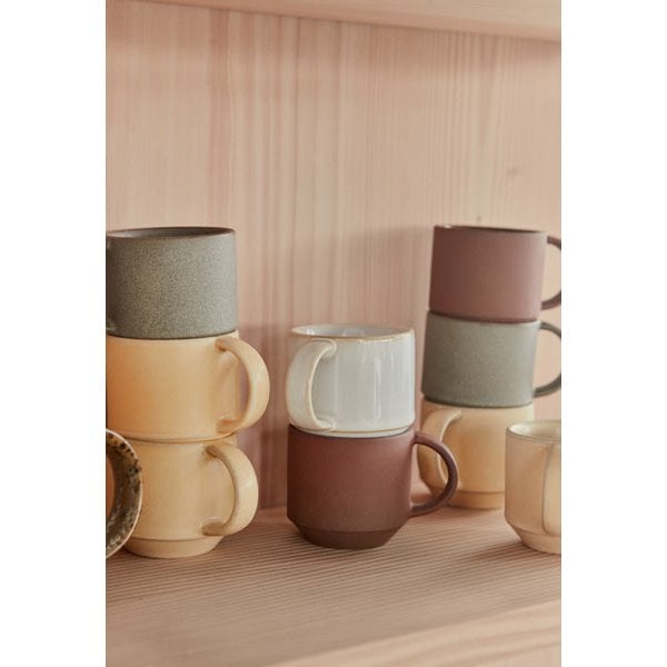 Ceramic espresso mug - Set of 2 - Natural