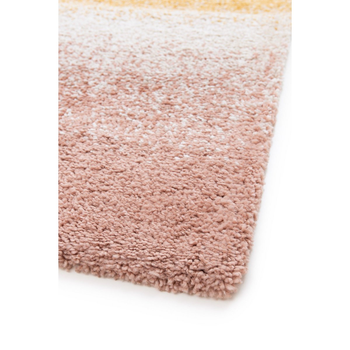 Soft high-pile rug ombré