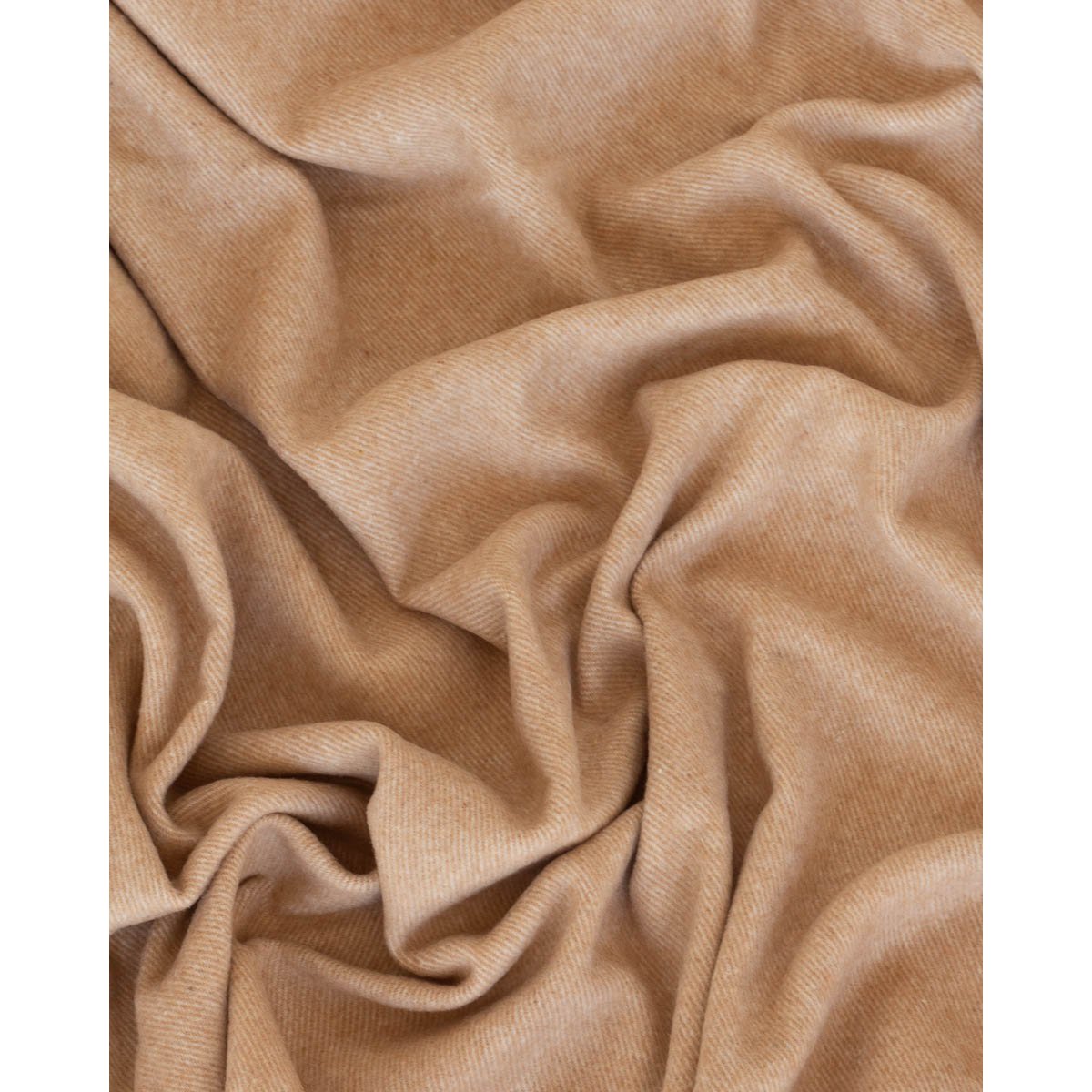 Merino/cashmere throw TIBET - Beige