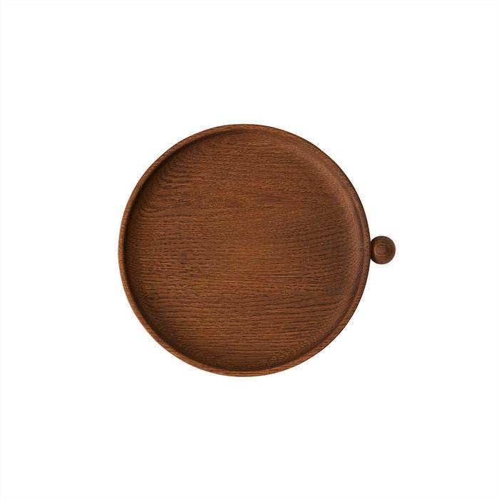 Round wood tray - Small - Light