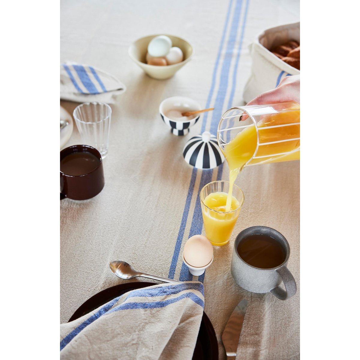 Ceramic egg cup - Set of 2 - Terracotta