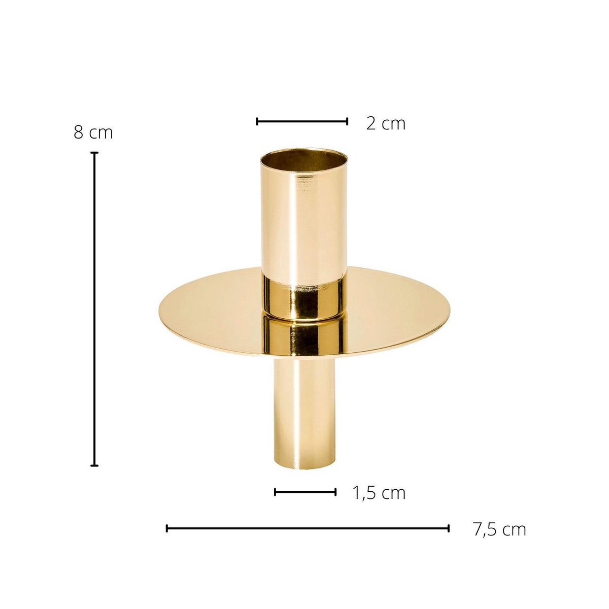 Bottle top candle holder