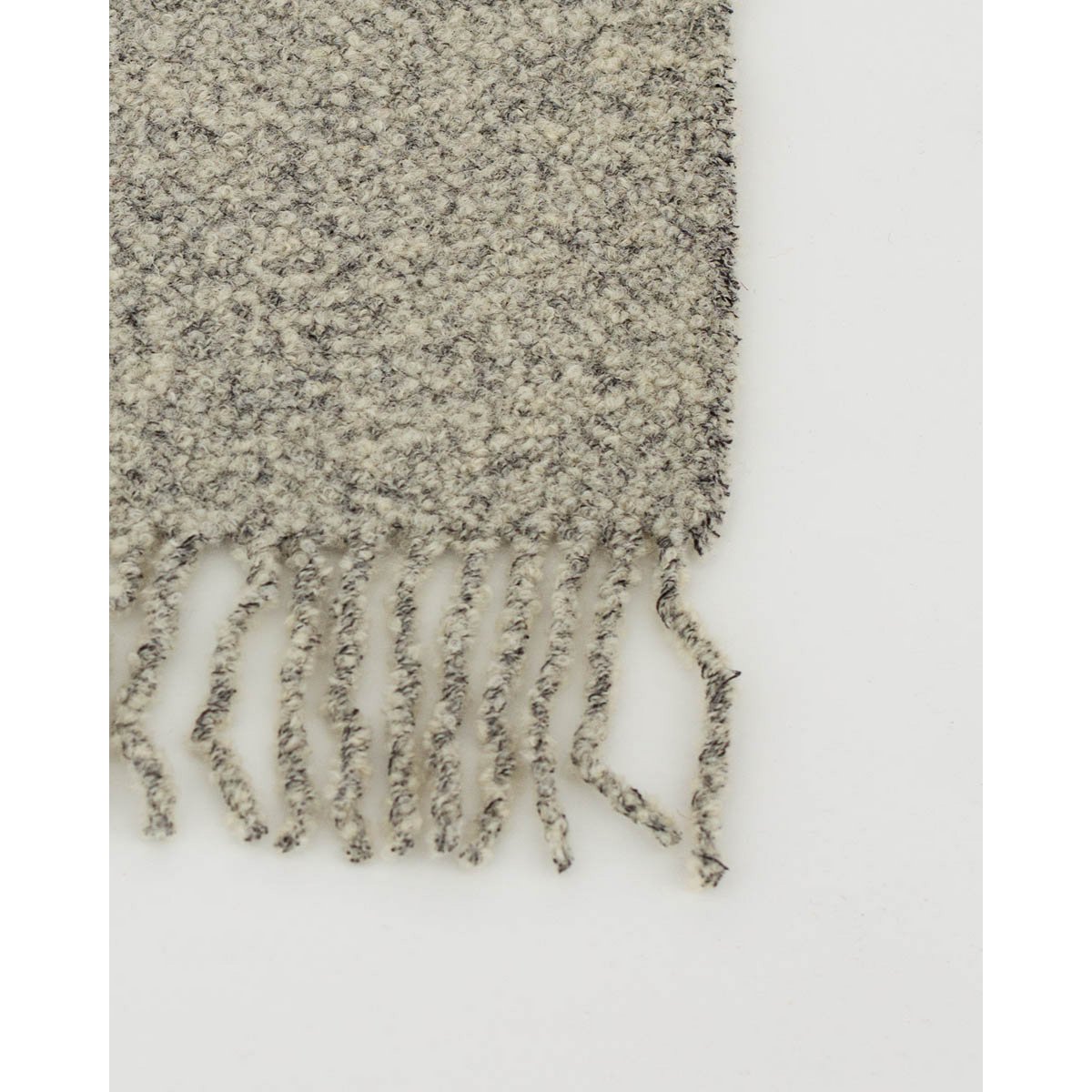 Wool bouclé throw PARIS - Ivory