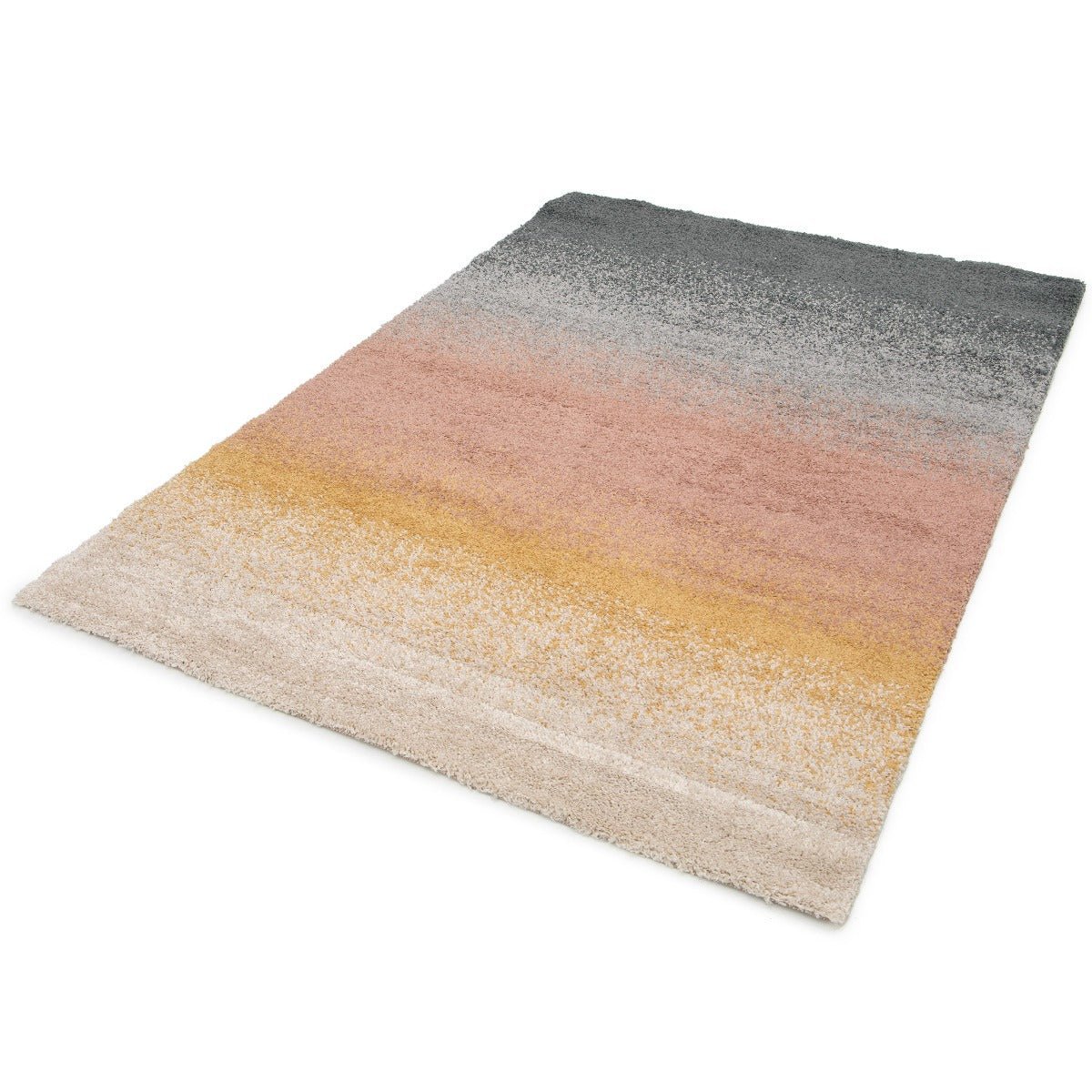 Soft high-pile rug ombré