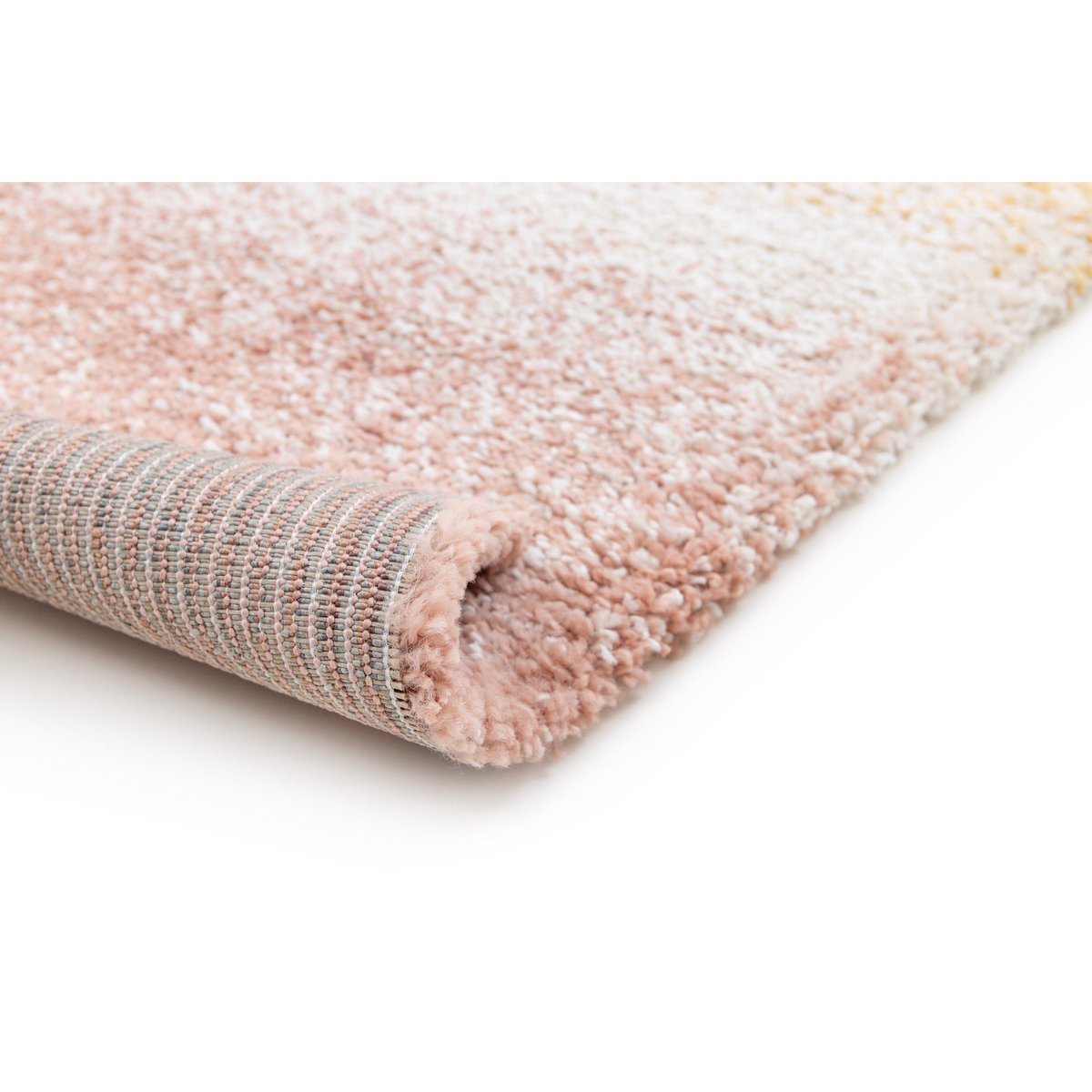 Soft high-pile rug ombré