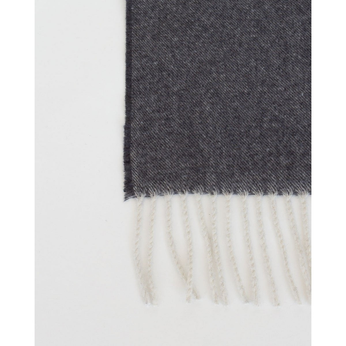 Merino/cashmere throw TIBET - Grey