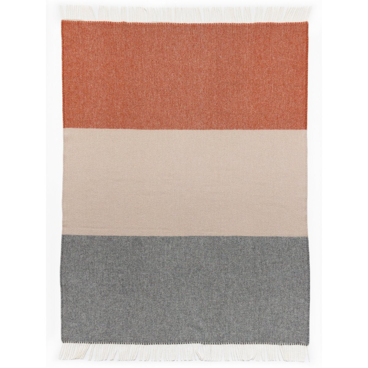 Wool throw CITY STRIPE