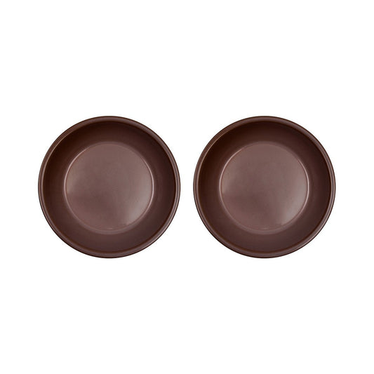 Deep Plate - Set of 2 - Terracotta