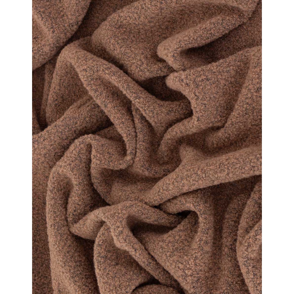 Close-up of brown textured fabric