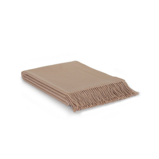 100% pure sheep wool throw RIO - Beige