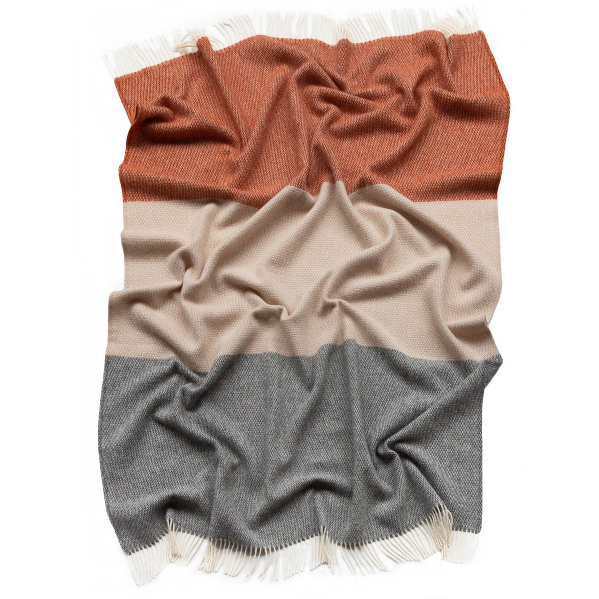 Wool throw CITY STRIPE