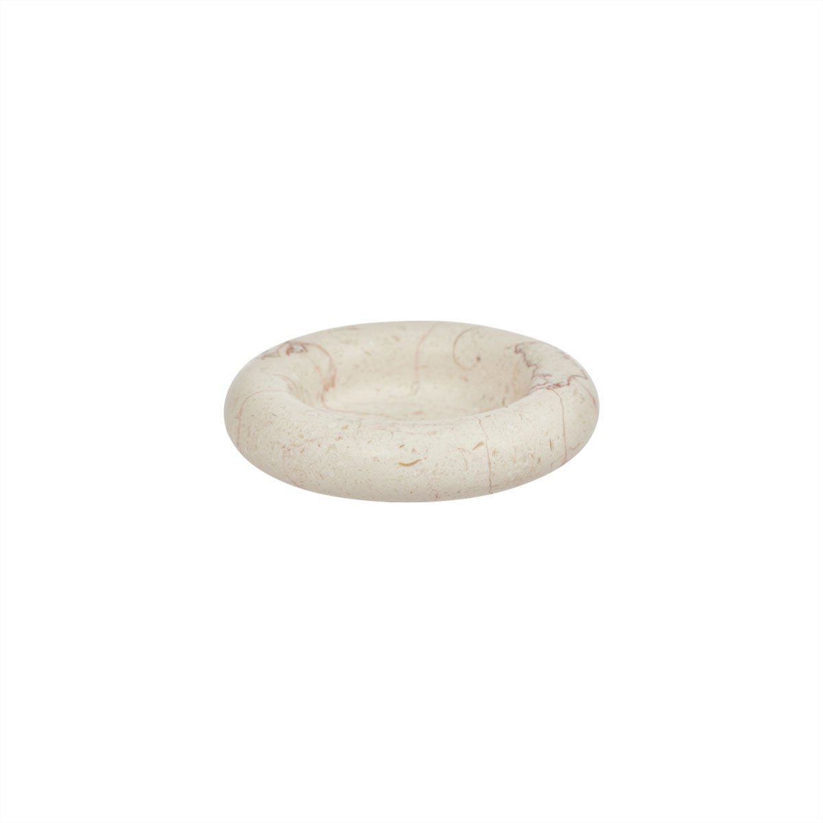 Marble candleholder - Large - Natural