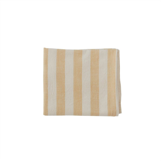 Striped tablecloth - Yellow