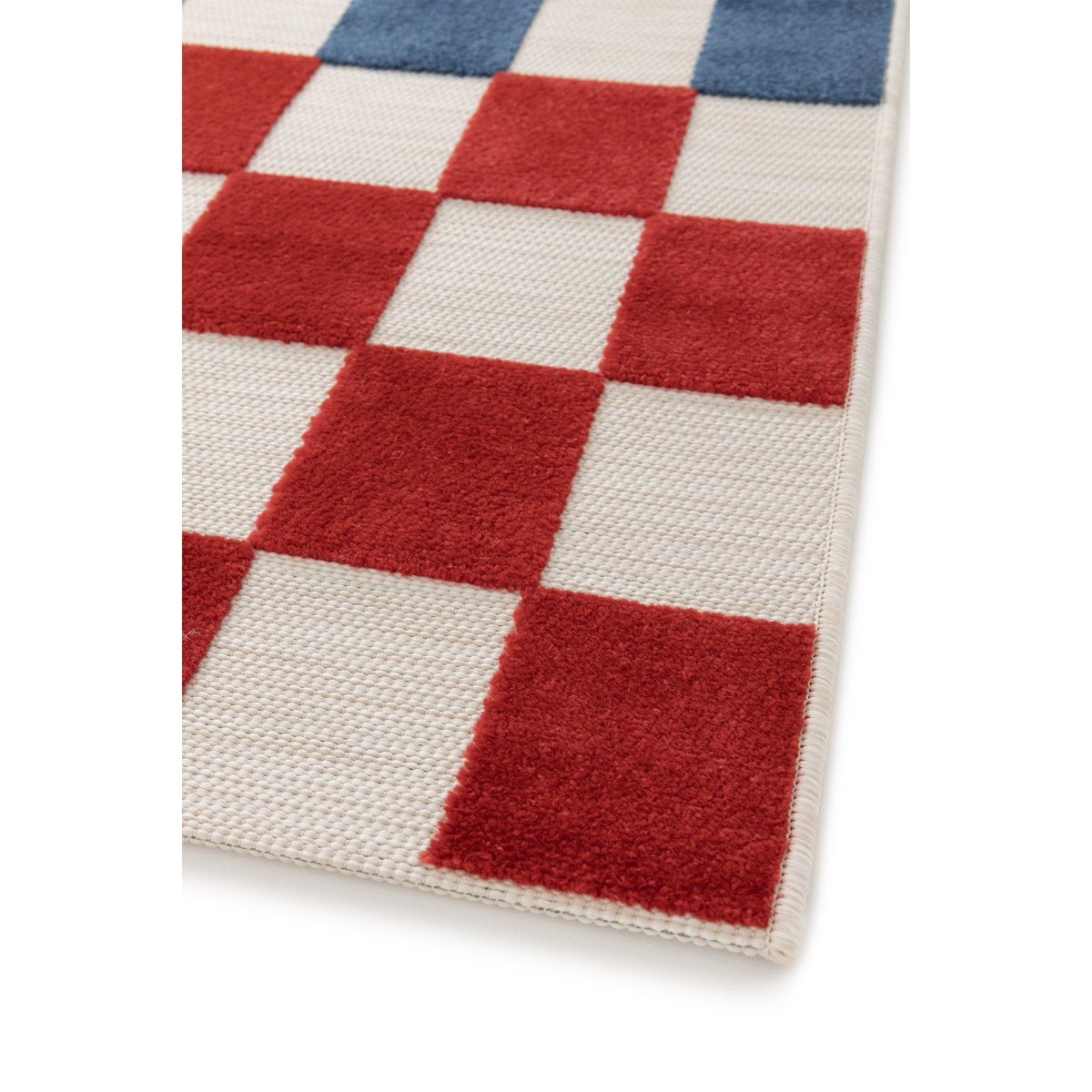 Multi colour tile rug