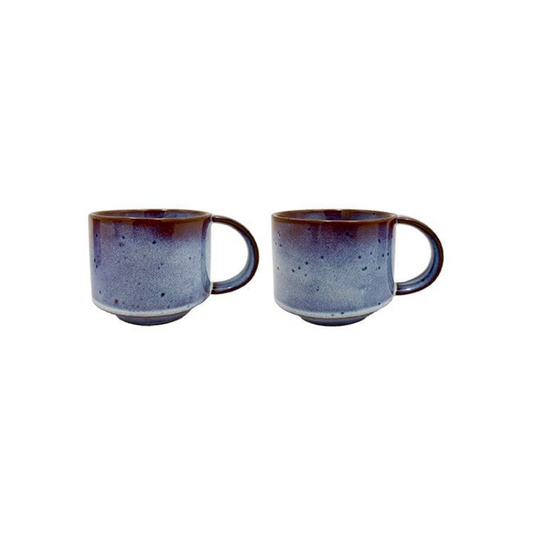 Ceramic mug - Set of 2 - Blue